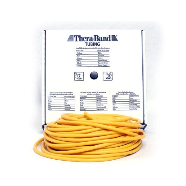 TheraBand Tubing 30,5 m, leicht – gelb
