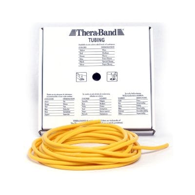 TheraBand Tubing 7,5 m, leicht – gelb