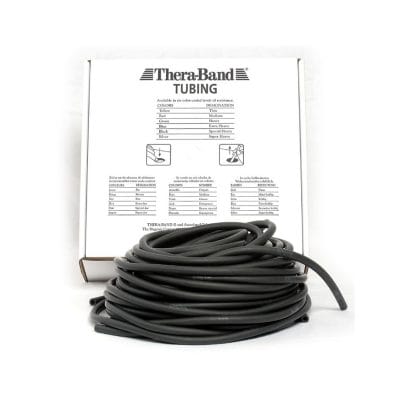 TheraBand Tubing 30,5 m, spezial stark – schwarz