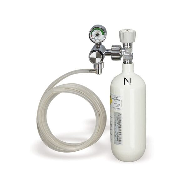 Sauerstoff-Gerät mit Sauerstoff-Flasche 0,8 Ltr. leer