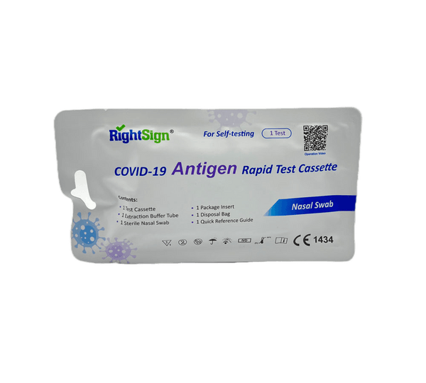RightSign Hangzhou Biotest Biotech COVID-19 Antigen Rapid Test Cassette (Nasal Swab)