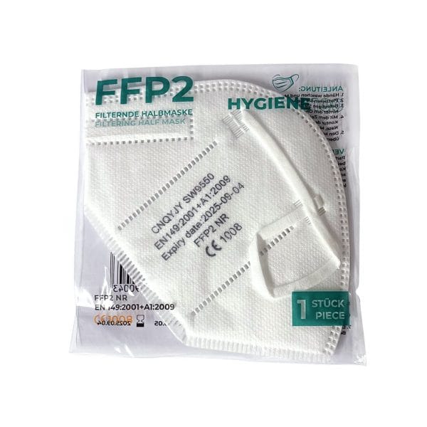 FFP2 Schutzmasken, hocheffiziente Filter-Einwegmasken, CE1008 – Hygiene 100