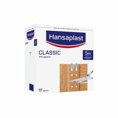 Hansaplast Classic Wundschnellverband, 5 m x 6 cm