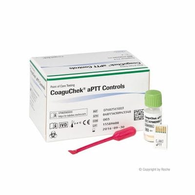 CoaguChek aPTT Controls Kontroll-Lösung (4 Stck.)