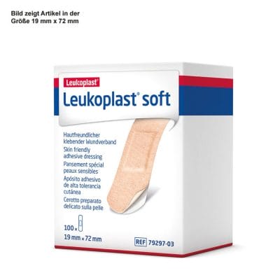 Leukoplast Soft Wundstrips 1,9 x 7,2 cm (100 Stck.)