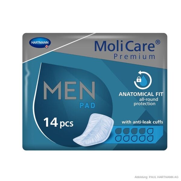 MoliCare Premium MEN PAD 4 Tropfen Inkontinenzeinlagen (14 Stck.)