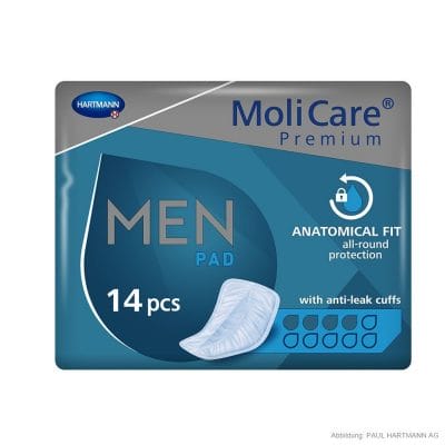 MoliCare Premium MEN PAD 4 Tropfen Inkontinenzeinlagen (14 Stck.)