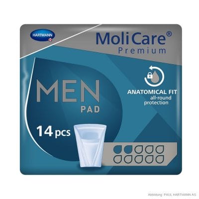 MoliCare Premium MEN PAD 2 Tropfen Inkontinenzeinlagen (14 Stck.)