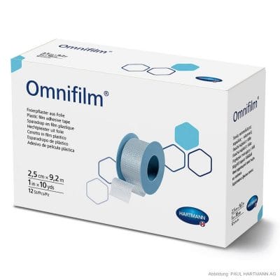 Omnifilm Fixierpflaster 9,2 m x 2,5 cm (12 Stck.)