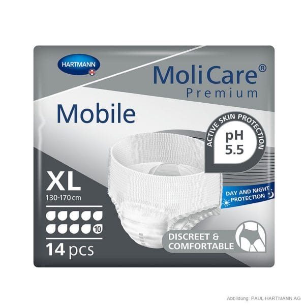 MoliCare Premium Mobile 10 Tropfen Inkontinenzslips Gr. XL (14 Stck.)
