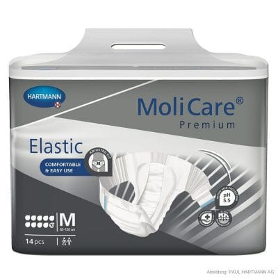 MoliCare Premium Elastic 10 Tropfen Gr. M Inkontinenzslips (14 Stck.)