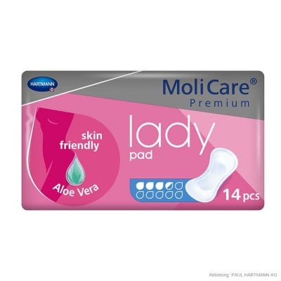 MoliCare Premium lady pad 3,5 Tropfen Inkontinenzeinlagen (14 Stck.)