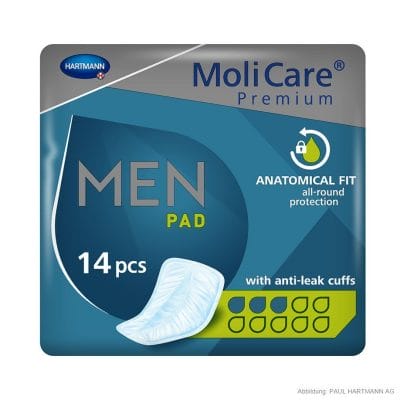 MoliCare Premium MEN PAD 3 Tropfen Inkontinenzeinlagen (14 Stck.)