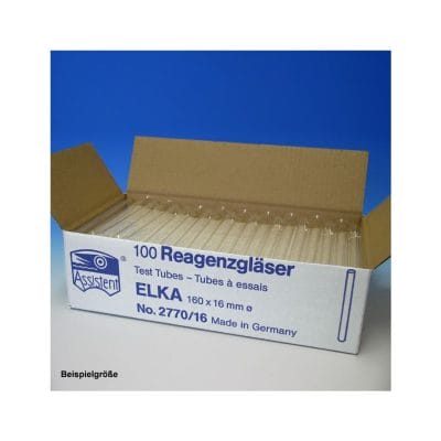 Reagenzgläser ELKA, normalwandig 100 mm x Ø 12 mm (100 Stck.)