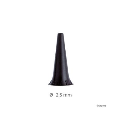 Dauer-Ohrtrichter schwarz, Ø 2,5 mm (10 Stck.)