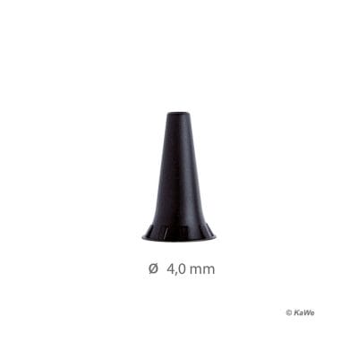 Dauer-Ohrtrichter schwarz, Ø 4 mm (10 Stck.)