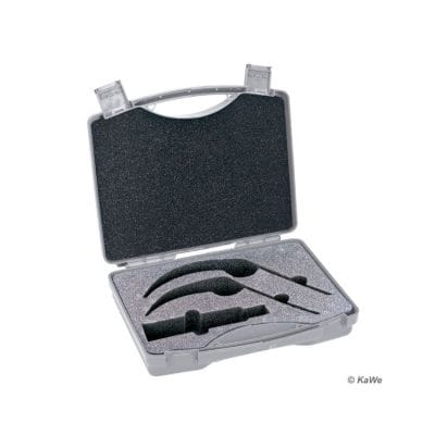 Laryngoskop-Koffer für 2 KaWe FLAPLIGHT Spatel + 1 Griff