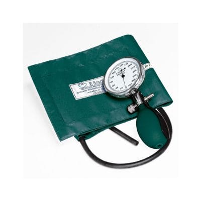 Prakticus I Blutdruckmessgerät Ø 68 mm 1-Schlauch, grün, kpl. im Etui