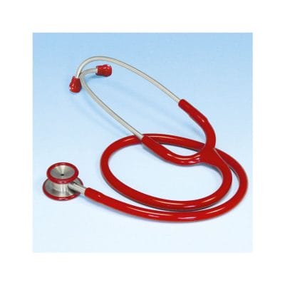 Stethoskop Edelstahl ratiomed rot für Kinder