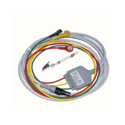 EKG-Kabel mit 3 Ableitungen (IEC) 3 m, mit Druckknopfanschlüssen
