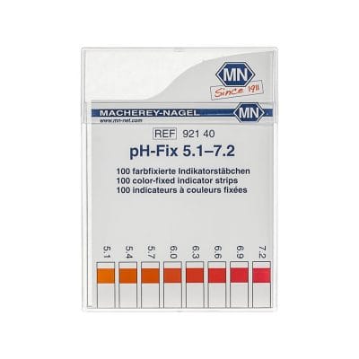 pH-Fix Indikatorstäbchen 5,1 – 7,2 (100 T.)