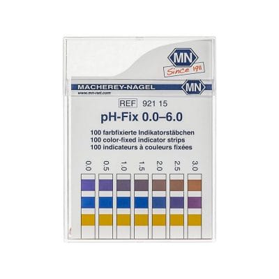 pH-Fix Indikatorstäbchen 0 – 6,0 (100 T.)