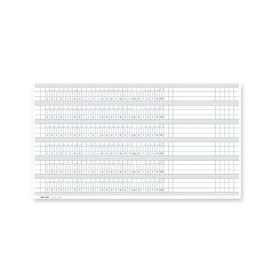 Alphabetleistenaufkleber DIN A4 aus unzerreißbarer PP-Folie (100 Stck.)