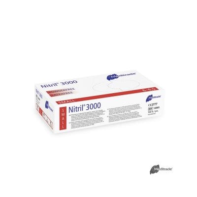 Nitril 3000 U.-Handschuhe, PF, latexfrei, unsteril, Gr. S (100 Stck.)