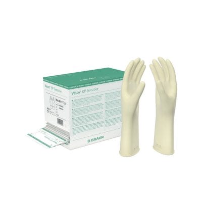 Vasco OP-Handschuhe Sensitiv PF, Naturlatex, steril Gr. 7