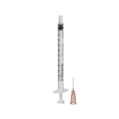 Omnifix 100 Duo Insulinspritzen 1 ml m. beigel. Kanüle 0,45×12 mm (100 Stck.)