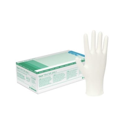 Vasco Nitril Soft white U.-Handschuhe, PF, Gr. L, unsteril (200 Stck.)