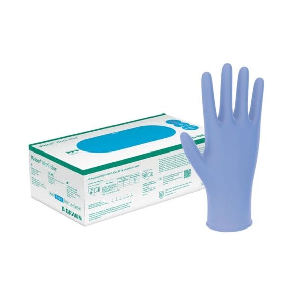Vasco Nitril blue U.-Handschuhe, PF, Gr. L, unsteril (150 Stck.)