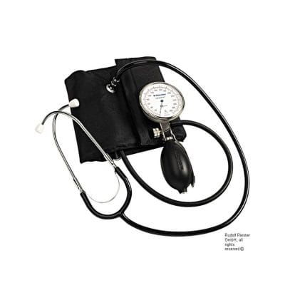 sanaphon Blutdruckmessgerät Ø 64 mm mit Stethoskop, 1-Schlauch,