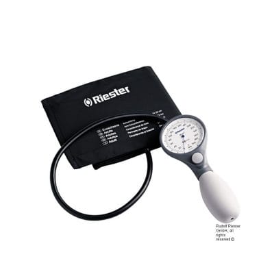 ri-san Blutdruckmessgerät Ø 64 mm, Kunststoff schiefergrau, 1-Schlauch,