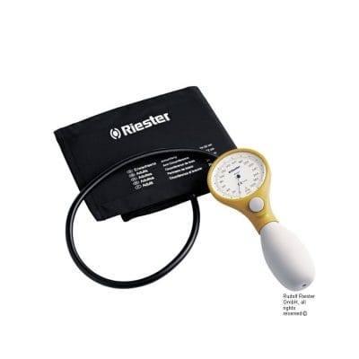 ri-san Blutdruckmessgerät Ø 64 mm Kunststoff safran, 1-Schlauch,
