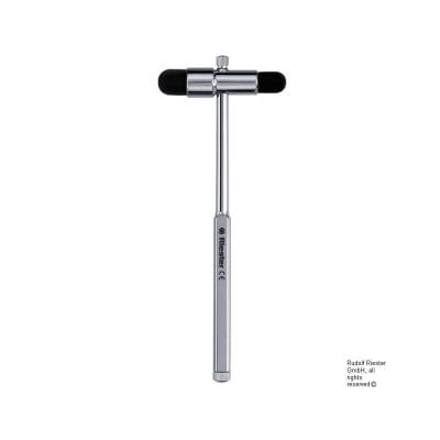 buck Perkussionshammer 18 cm, mit Nadel und Pinsel, Griff verchromt