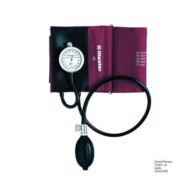 sphygmotensiophone Blutdruckmessgerät Ø 49 mm, Metall, 2-Schlauch,