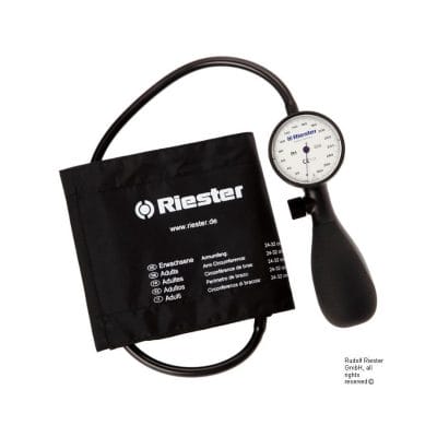 R1 shock-proof Blutdruckmessgerät Ø 52mm 1-Schlauch, mit Klettenmanschette Erw.