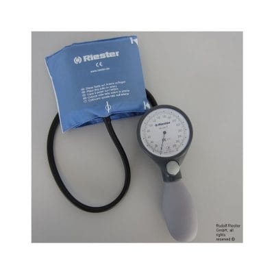 ri-san Blutdruckmessgerät Ø 64 mm, Kunststoff schiefergrau, 1-Schlauch,
