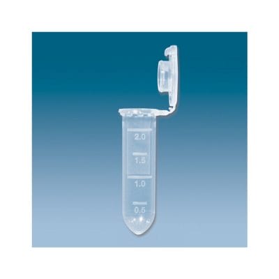 SafeSeal PP-Reaktionsgefäße 2 ml mit anhängendem Deckel farblos (4×250 Stck.)