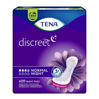 TENA Discreet Normal Night, Inkontinenzeinlagen (6 x 20 Stck.)