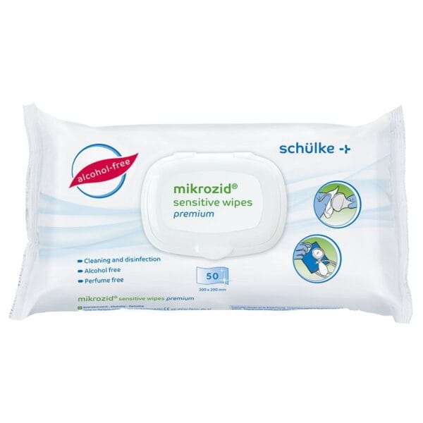 mikrozid sensitive wipes premium Desinfektionstücher (12 x 50 T.)