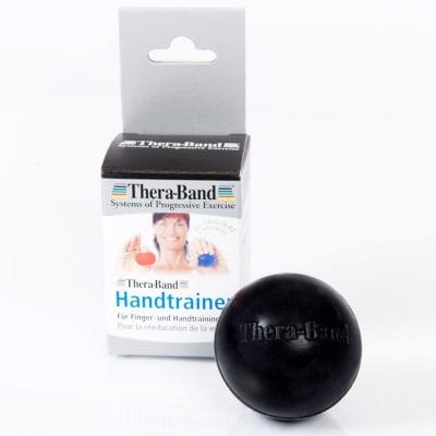 TheraBand Handtrainer, extra hart- schwarz