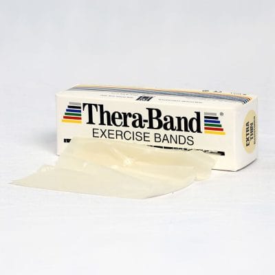 TheraBand 12,8 cm x 5,5 m, extra leicht – beige
