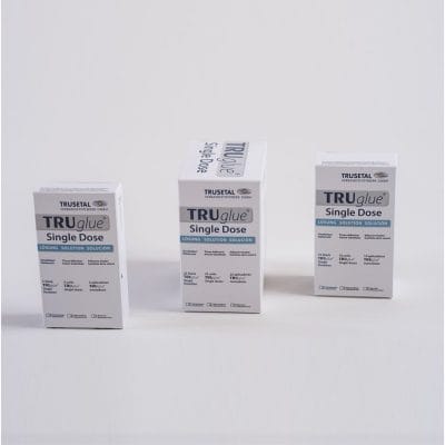 TRUGLUE Einmal-Haut- und Wundkleber Single Dosen (25 Dosetten à 0,3 ml)