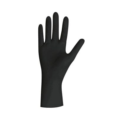 Black Pearl Nitril U.-Handschuhe Gr. M unsteril puderfrei schwarz (100 Stck.)