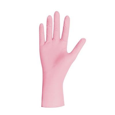 Pink Pearl Nitril U.-Handschuhe Gr. M unsteril puderfrei pink (100 Stck.)