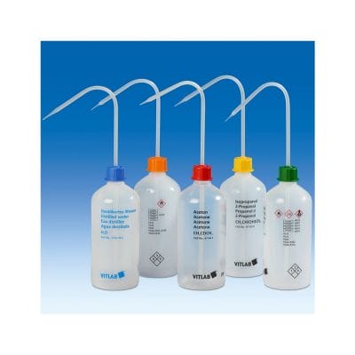VITsafe Sicherheitsspritzflasche, PE-LD, GL 25, Aufdruck: Isopropanol, 500 ml
