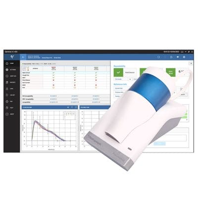 Vitalograph Pneumotrac PC-Spirometer mit Spirotrac 6 Software