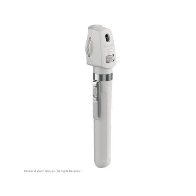 Pocket Plus LED Ophthalmoskop perlweiß, inkl. Handgriff und Etui